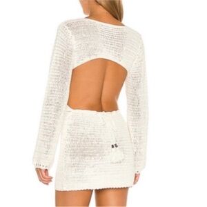 Majorelle Crochet Knit Dress